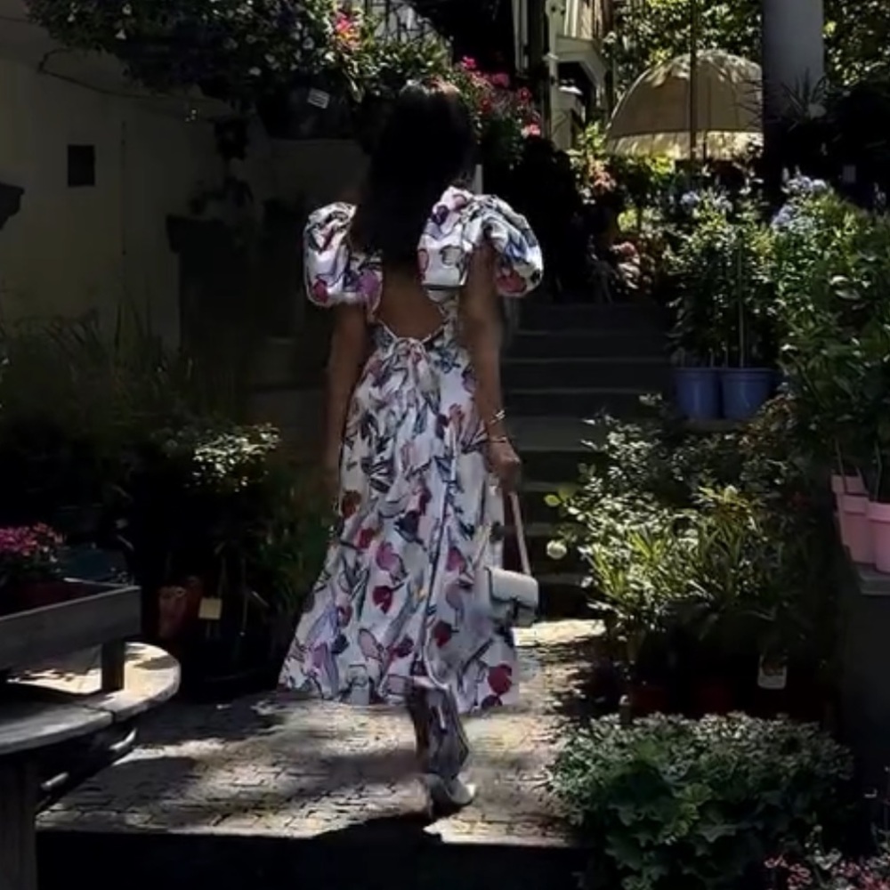 ROTATE Birger Christensen Noon Satin Dress - Picture 9 of 12
